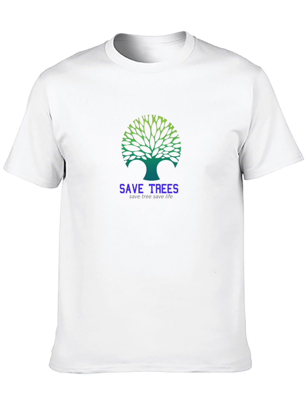 Save Trees Graphic Tee - Earth-Friendly Fashion