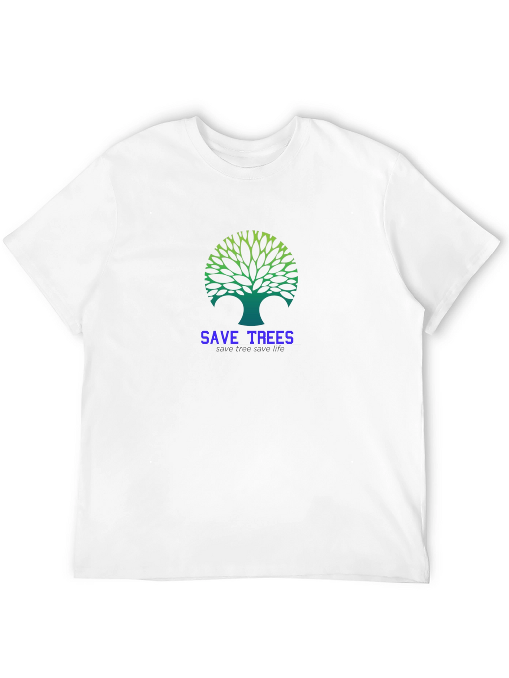 Save Trees Graphic Tee - Earth-Friendly Fashion