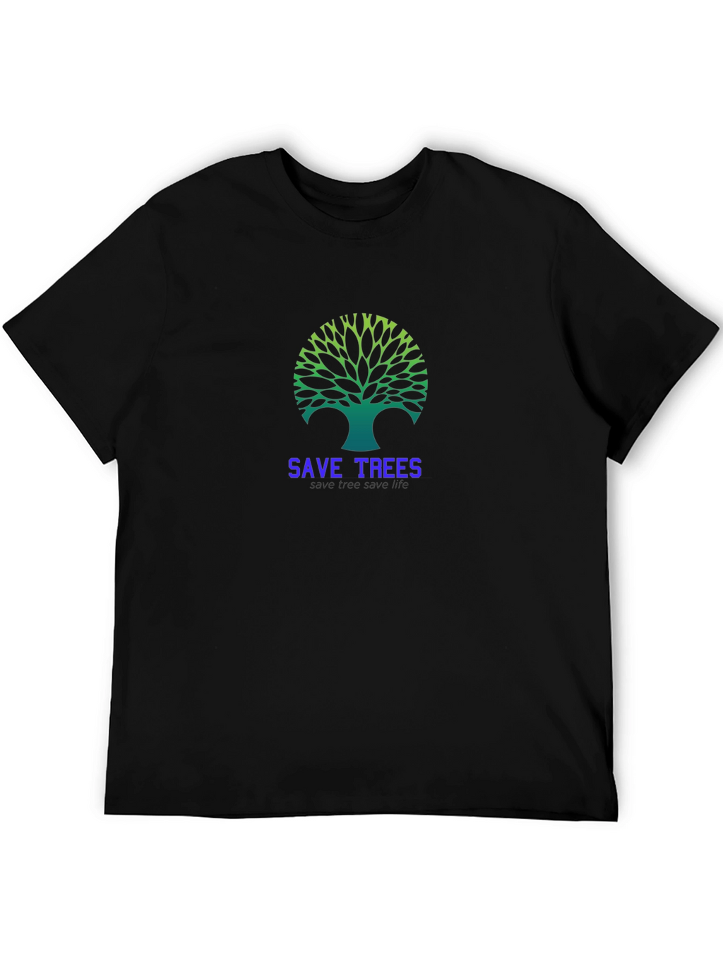 Save Trees Graphic Tee - Earth-Friendly Fashion