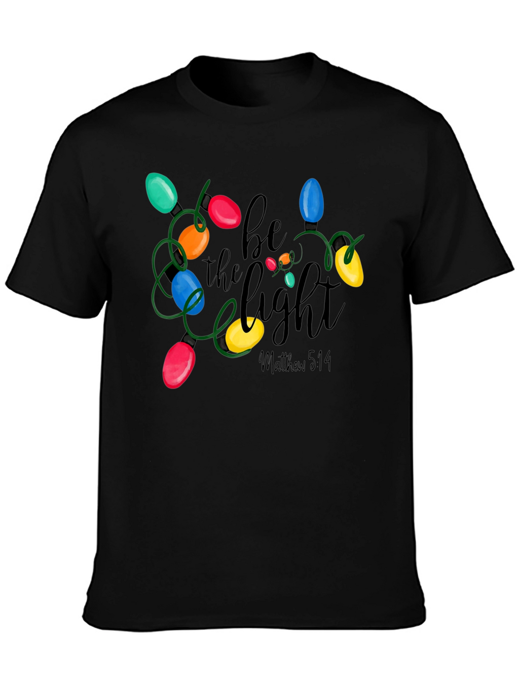 Be the Light T-Shirt - Festive Holiday Apparel