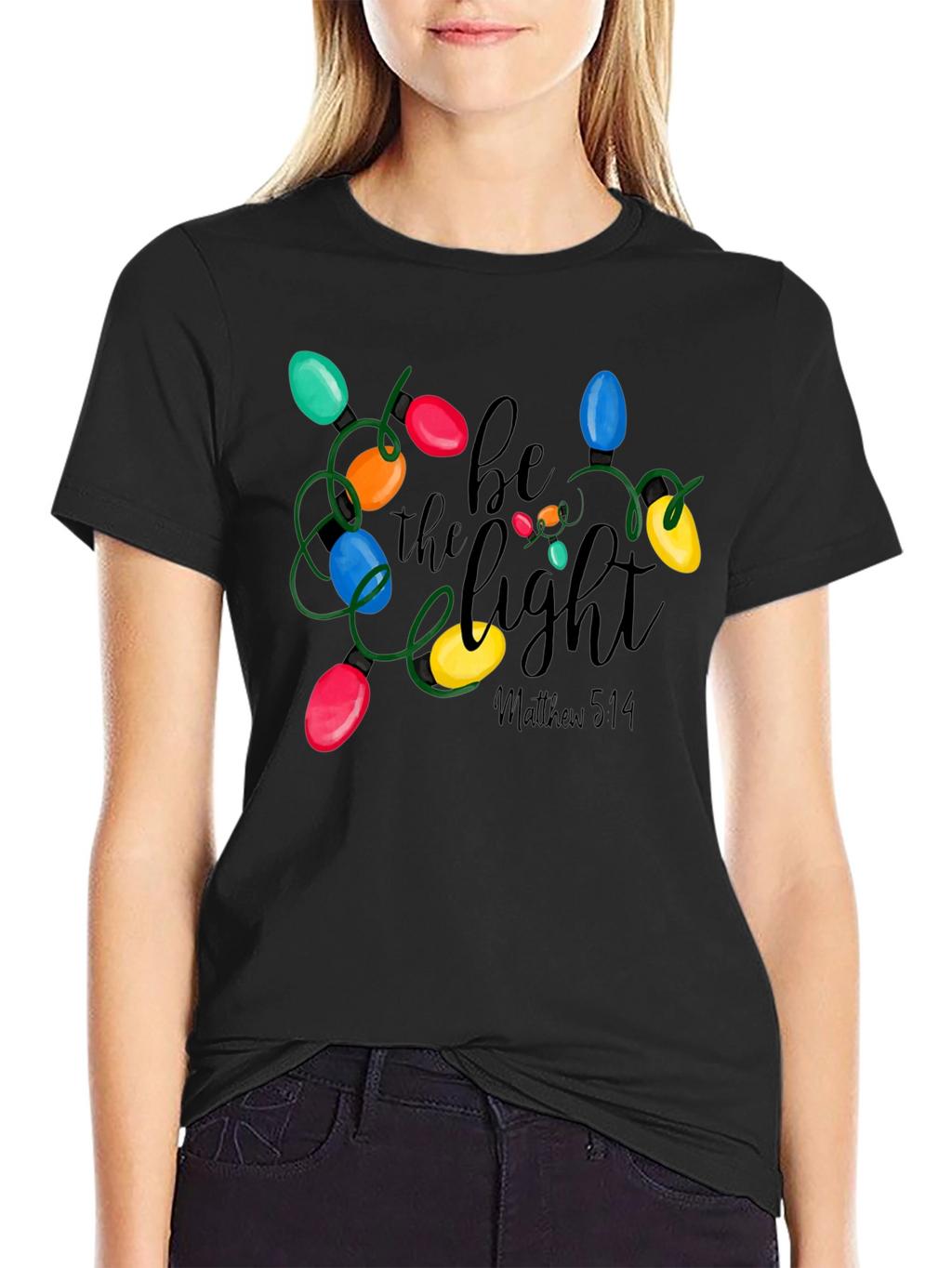 Be the Light T-Shirt - Festive Holiday Apparel