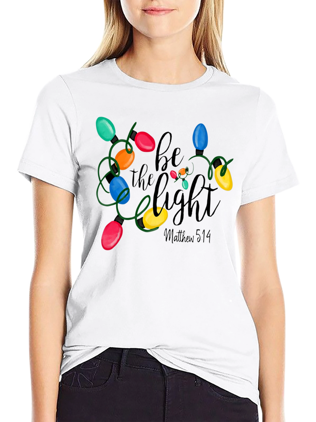 Be the Light T-Shirt - Festive Holiday Apparel