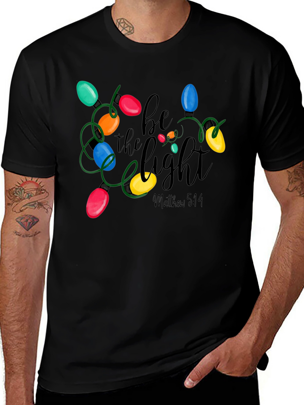 Be the Light T-Shirt - Festive Holiday Apparel