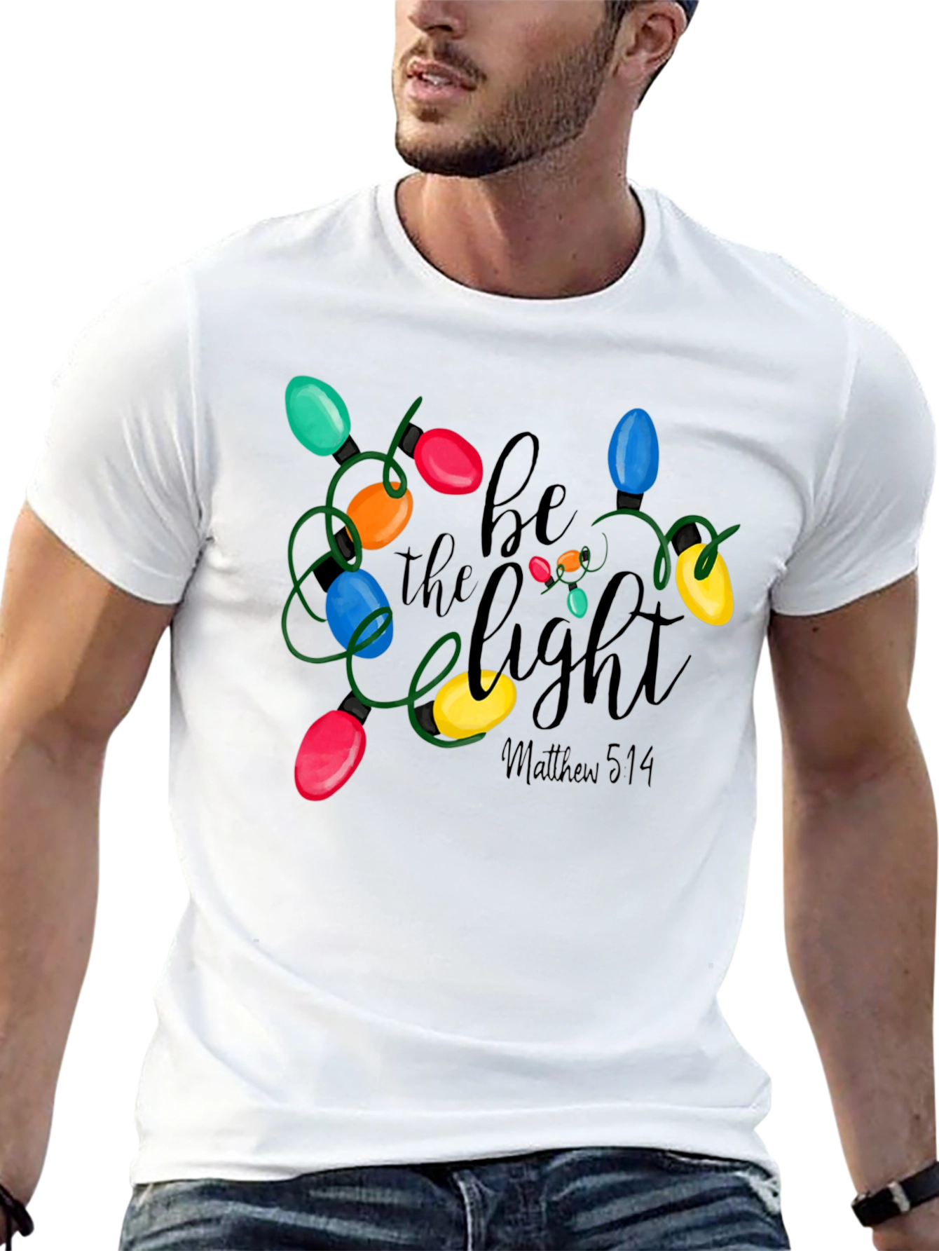 Be the Light T-Shirt - Festive Holiday Apparel