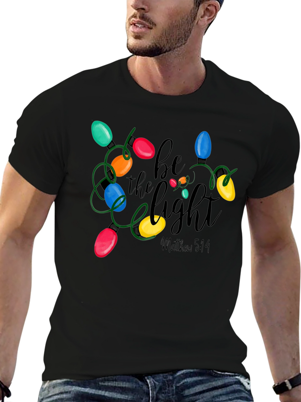 Be the Light T-Shirt - Festive Holiday Apparel