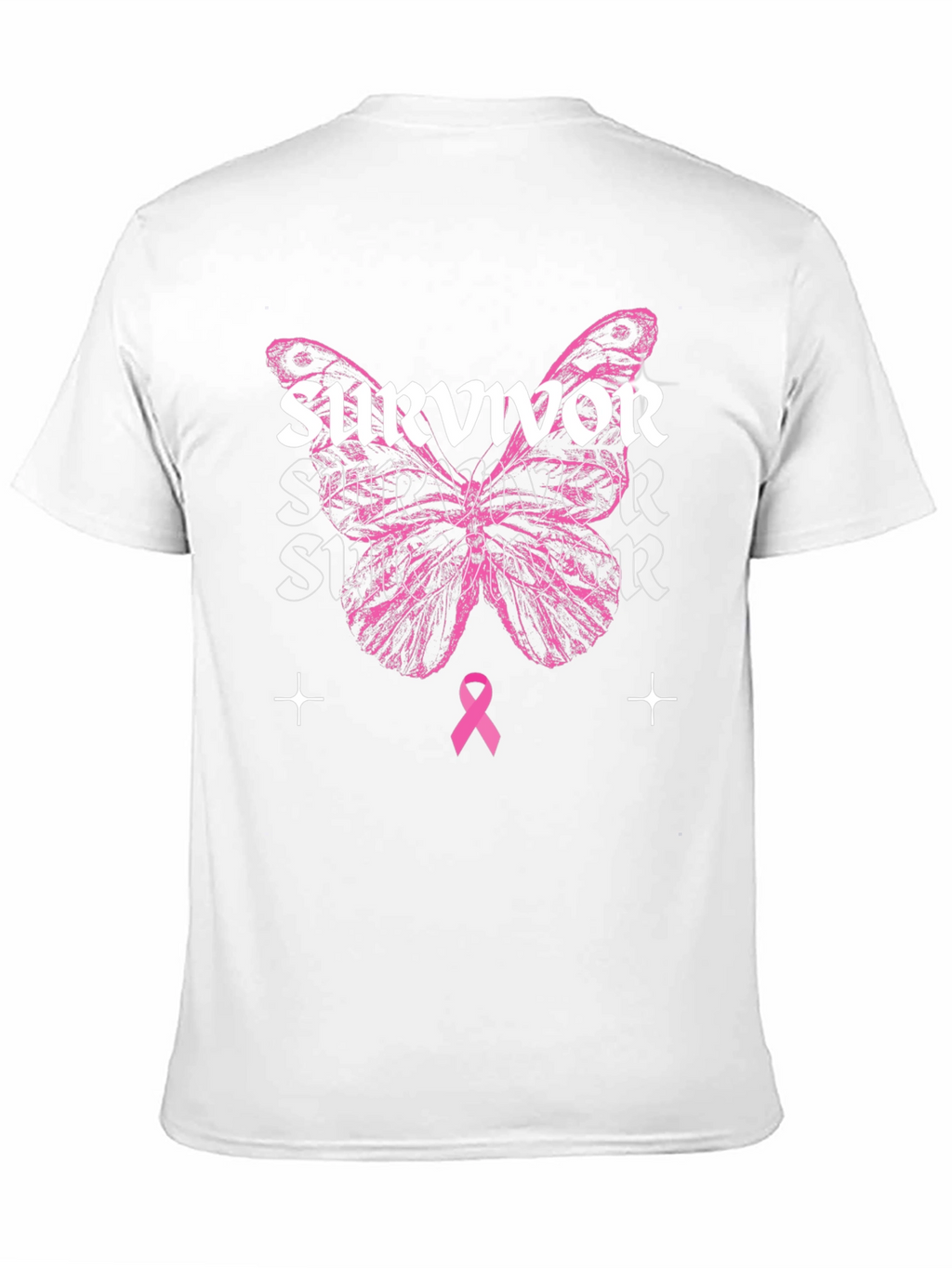 Breast Cancer Awareness Survivor Butterfly T-Shirt