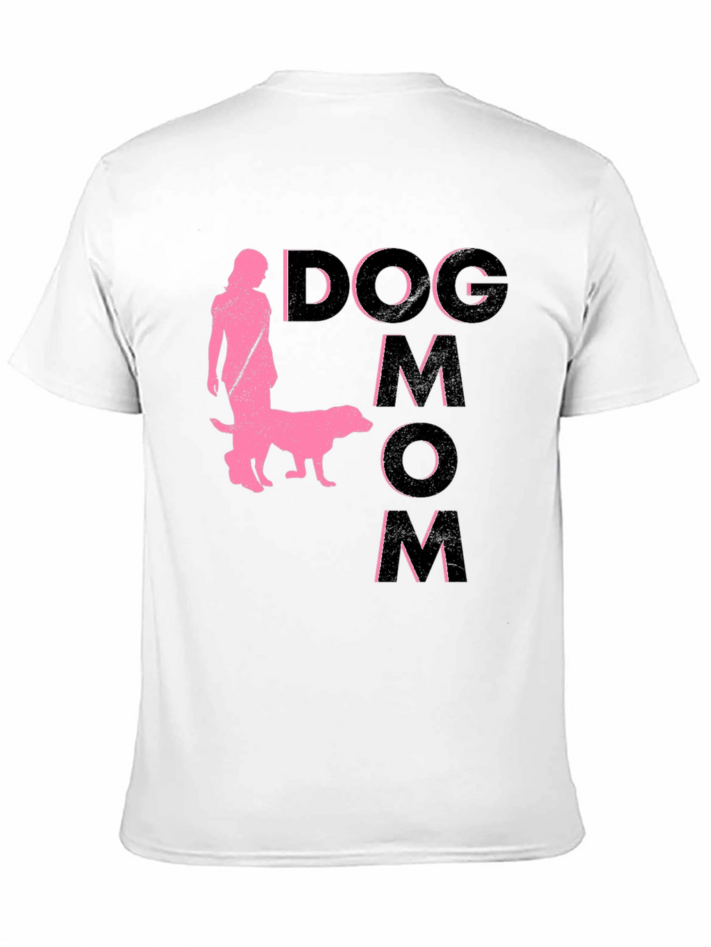 Dog Mom Graphic T-Shirt - Black