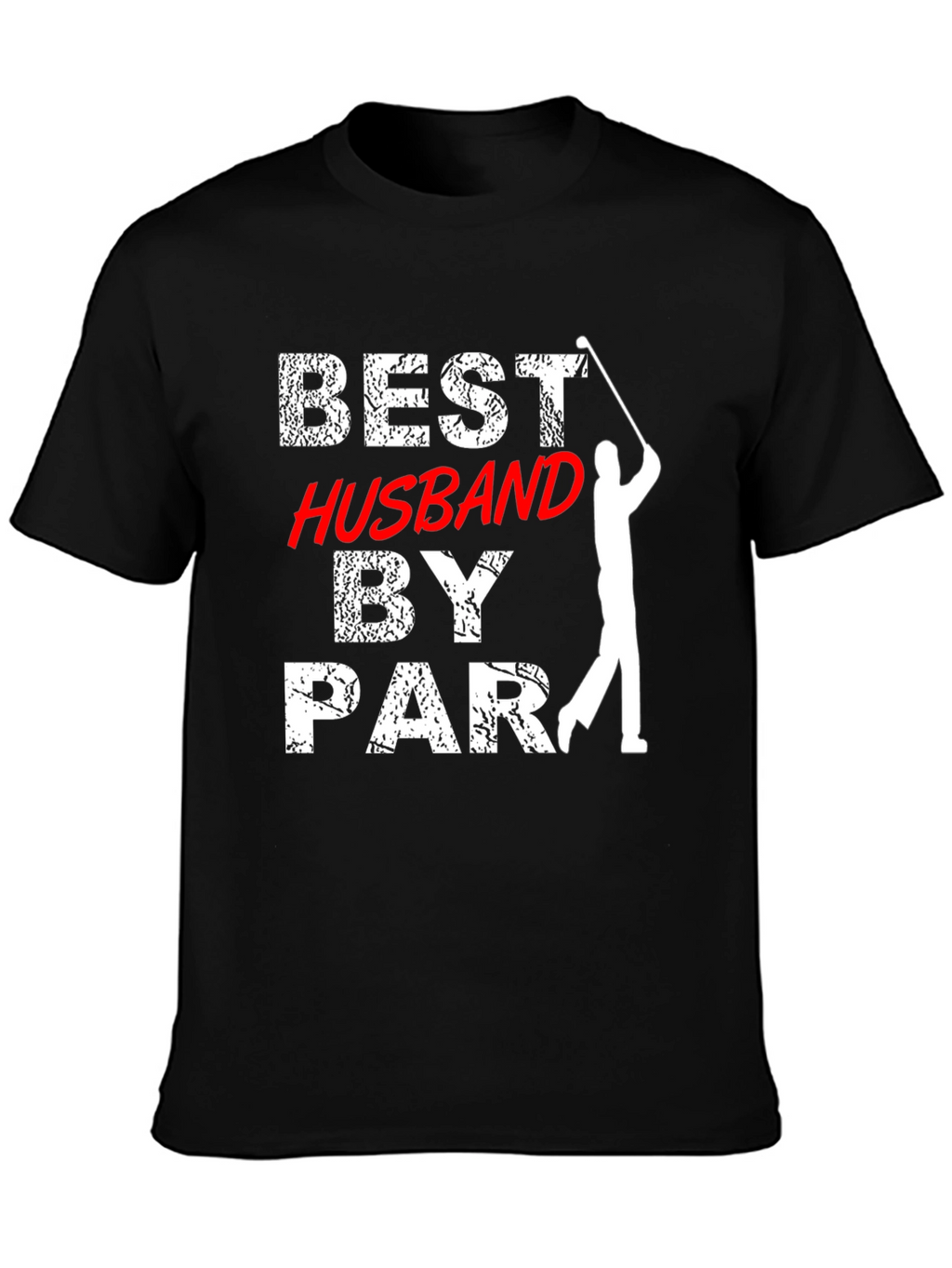 Best Husband by Par Golf T-Shirt - Black