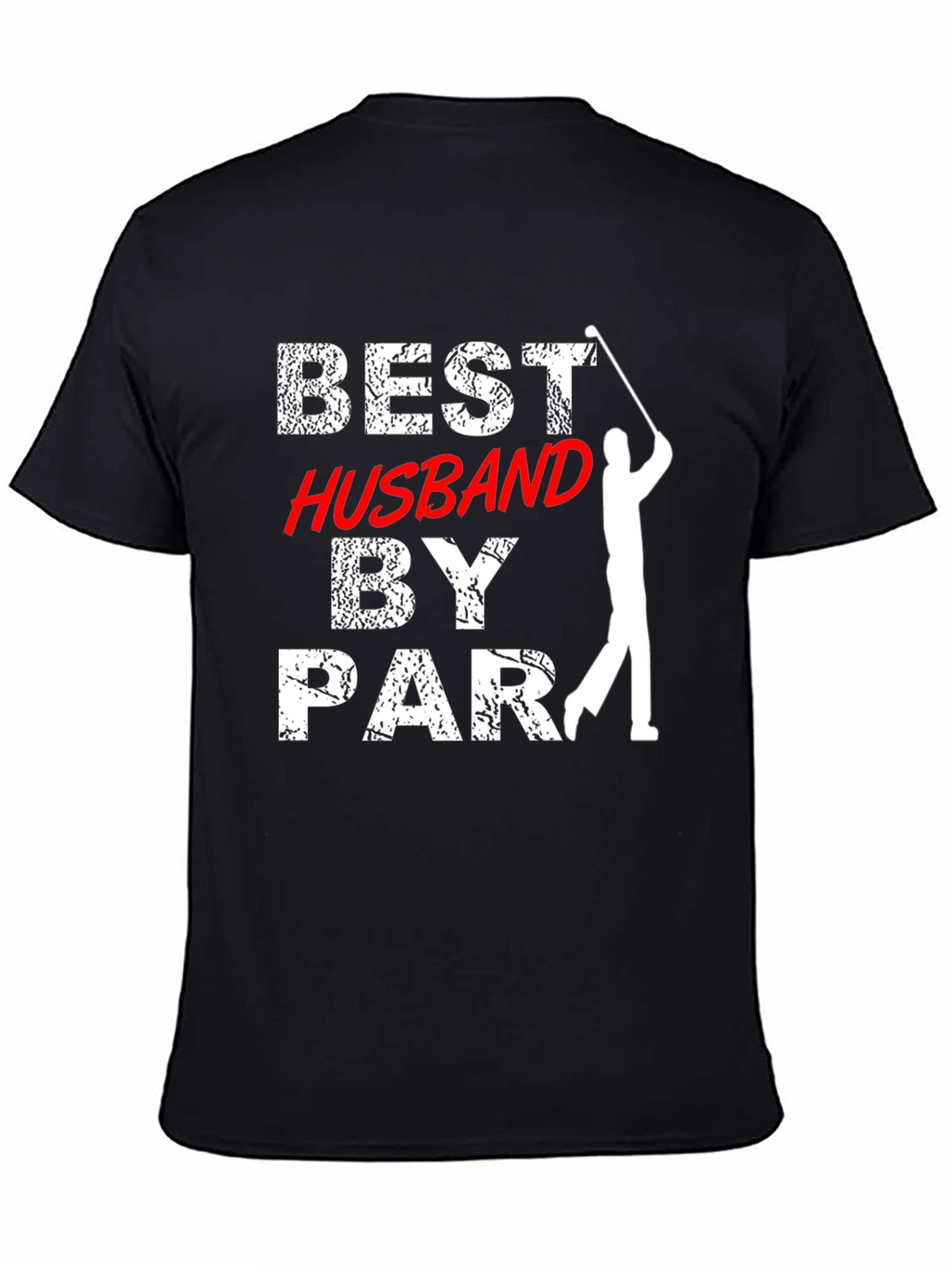 Best Husband by Par Golf T-Shirt - Black