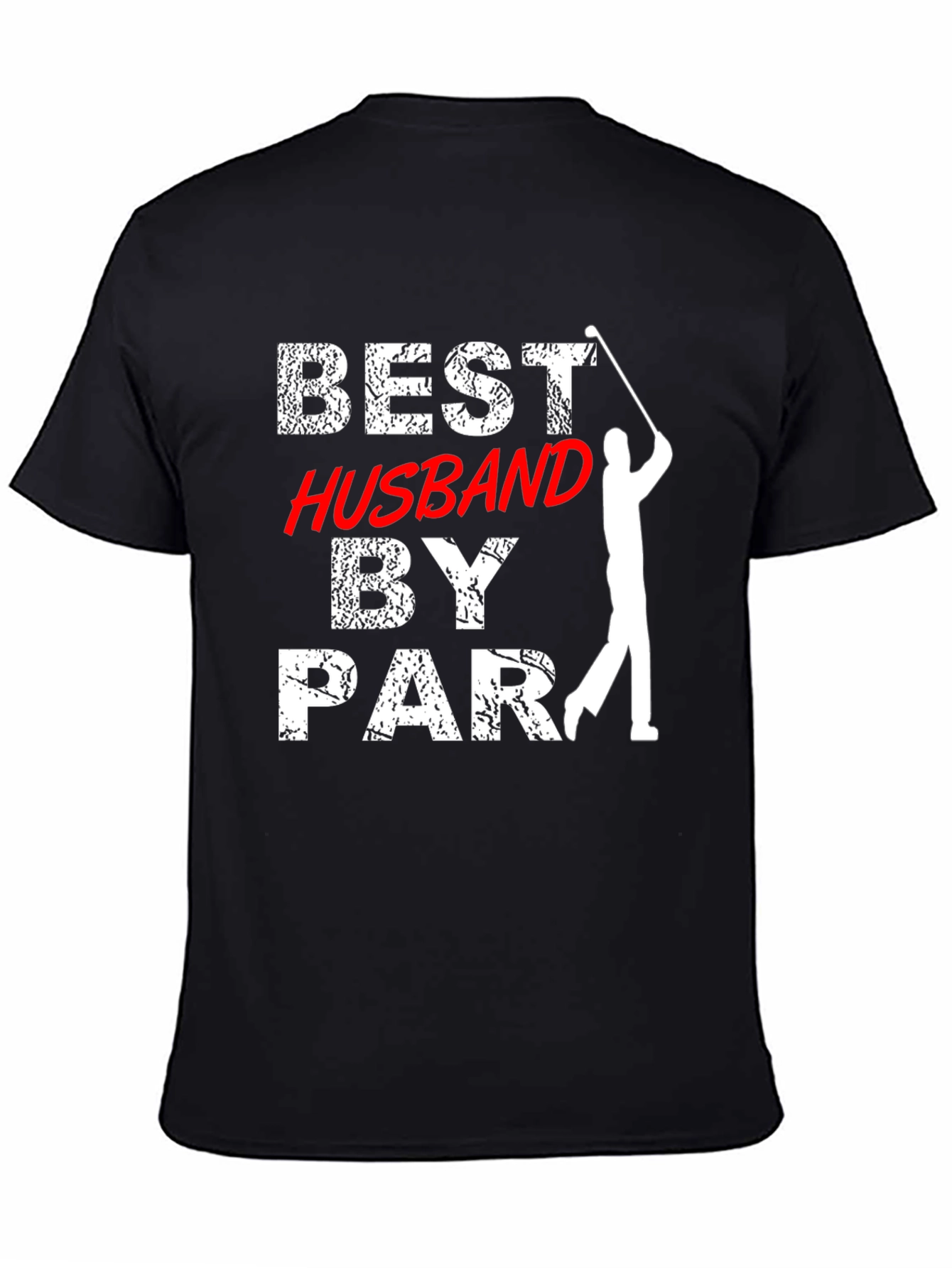 Best Husband by Par Golf T-Shirt - Black
