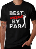 Best Husband by Par Golf T-Shirt - Black