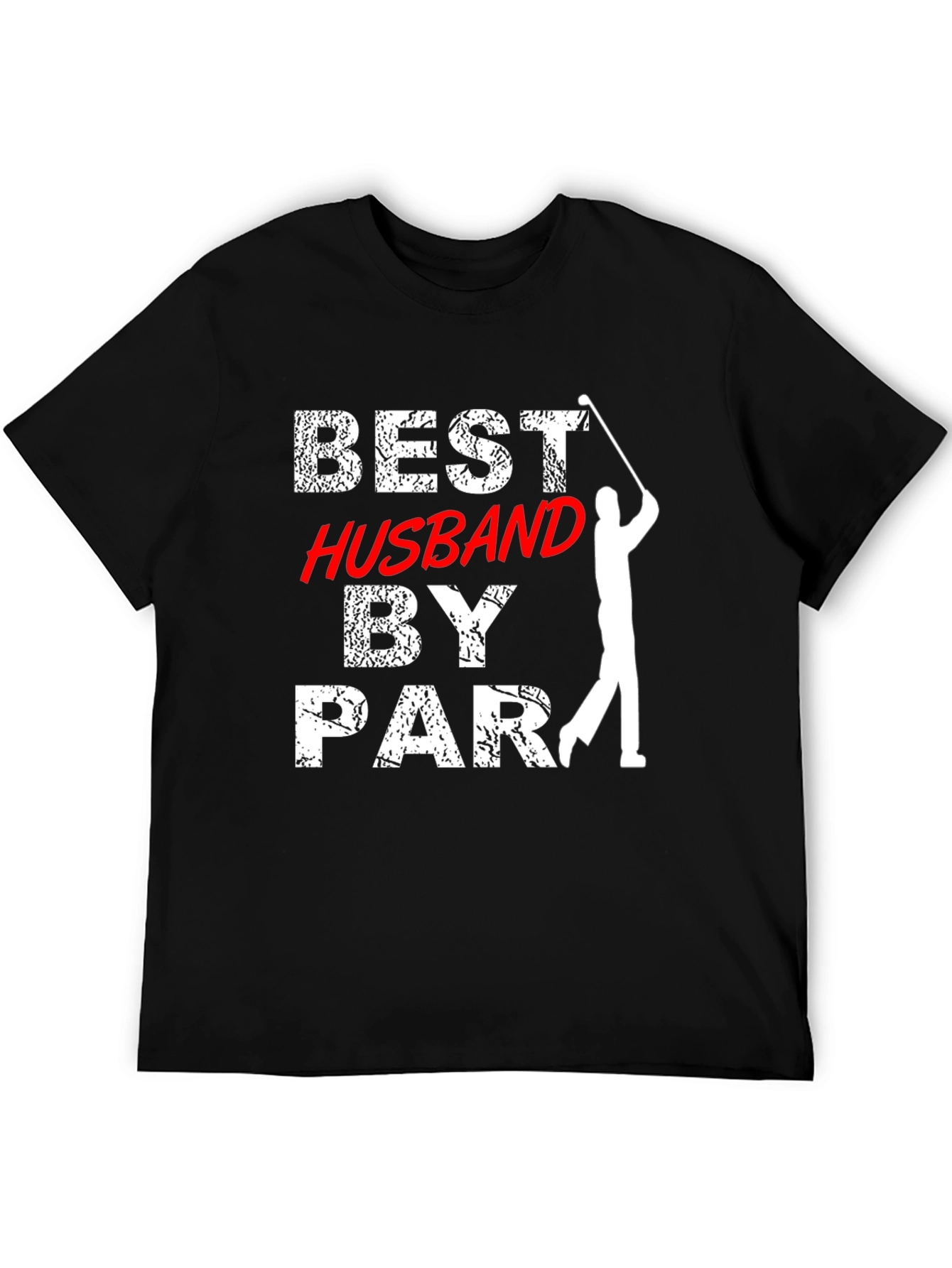 Best Husband by Par Golf T-Shirt - Black