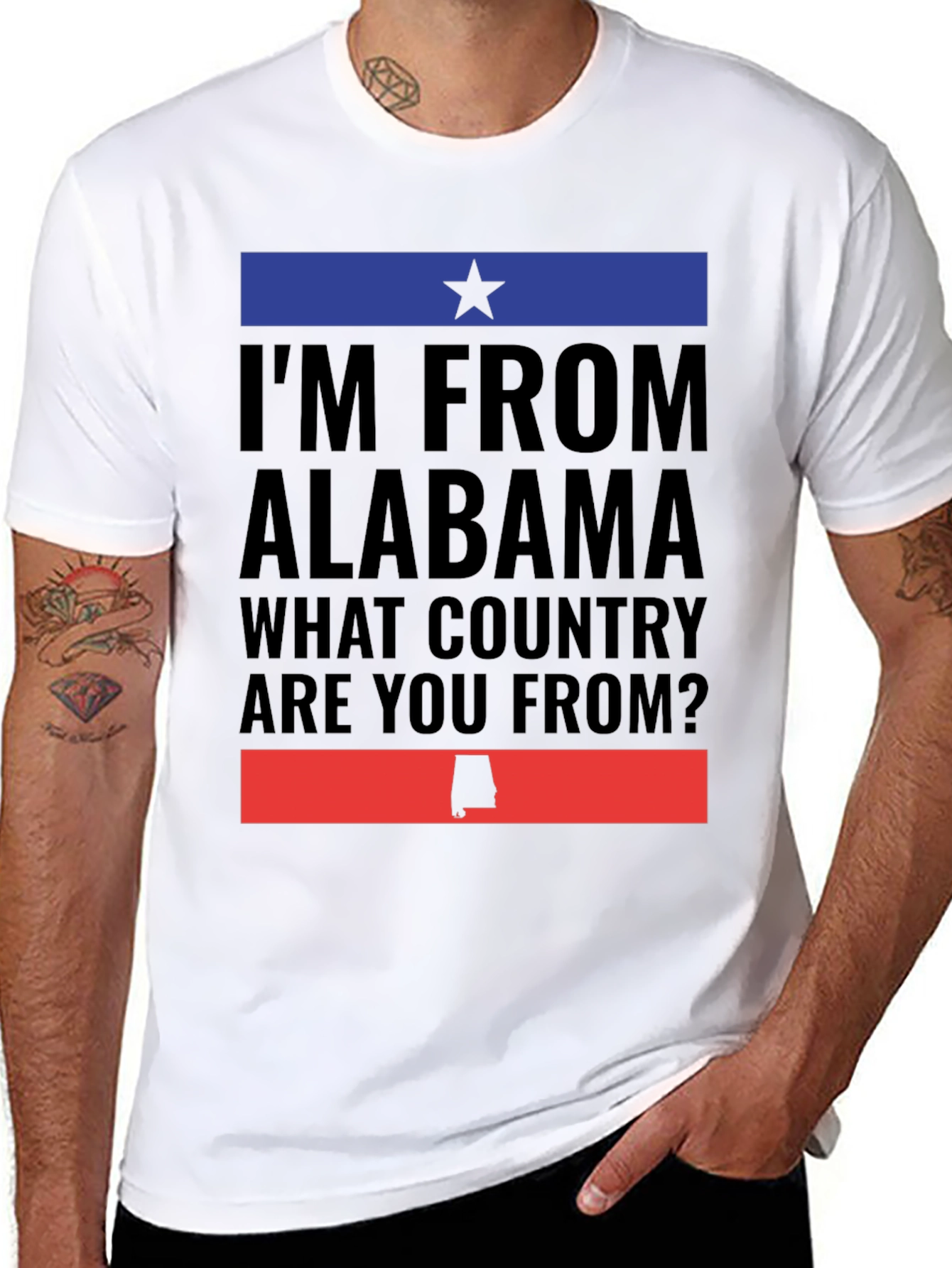 Alabama Pride T-Shirt -  What Country Are You From?
