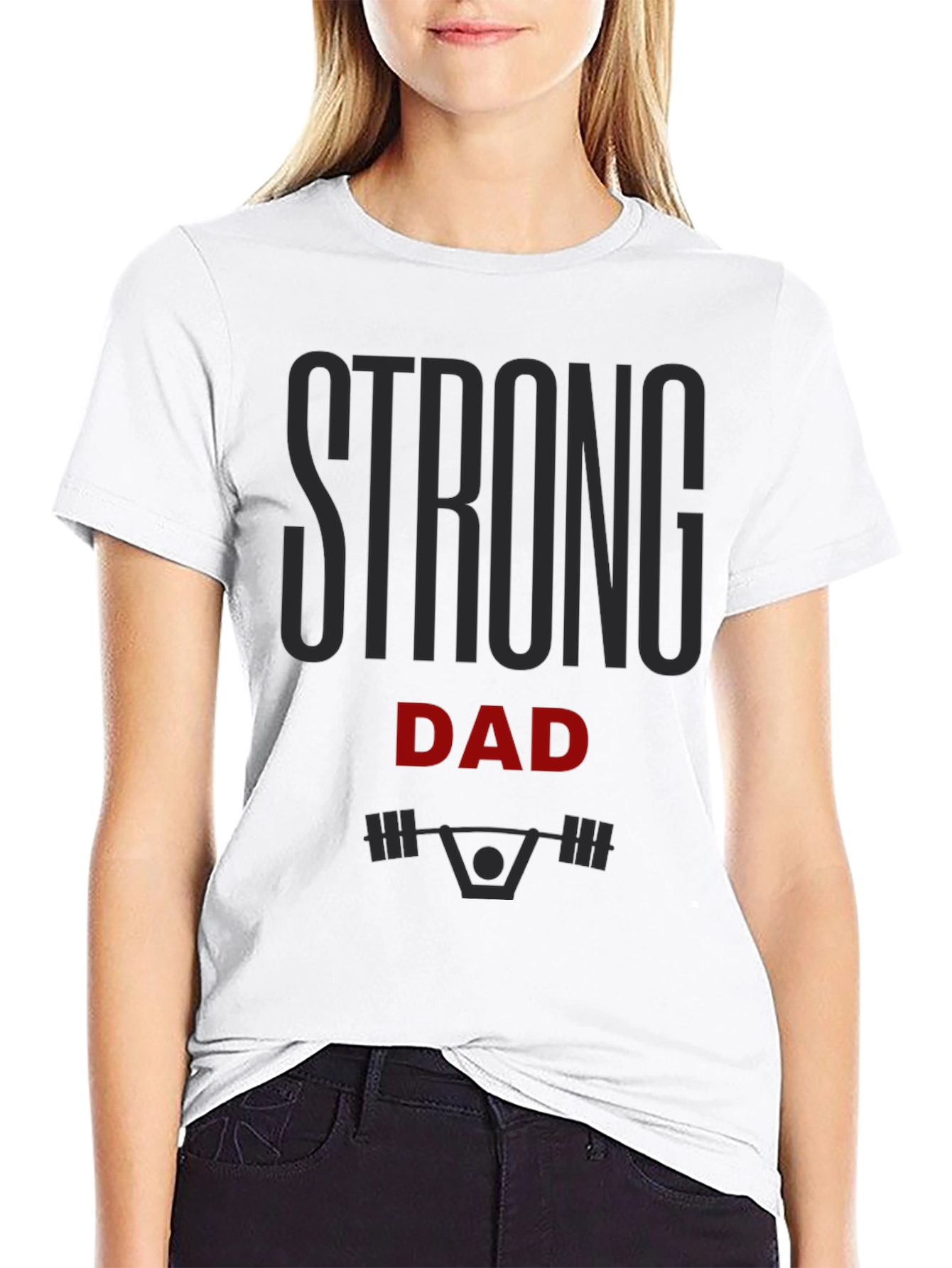 Strong Dad Graphic Tee - Black