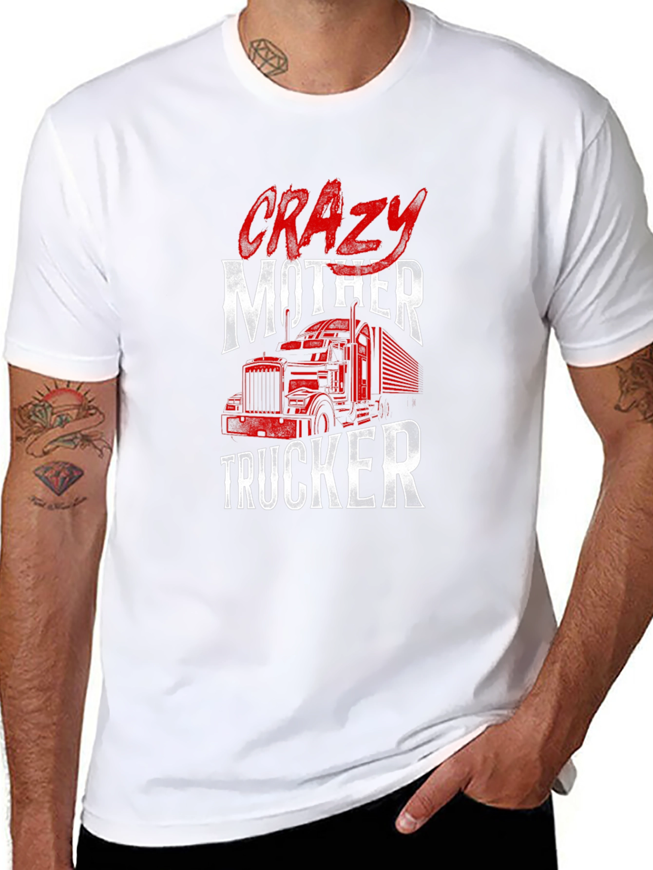 Crazy Mother Trucker Graphic Tee