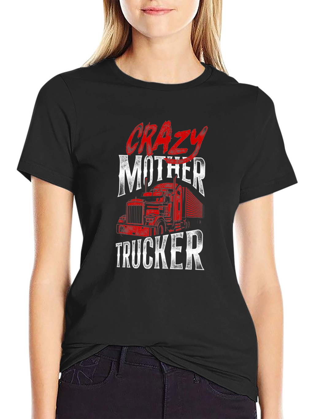 Crazy Mother Trucker Graphic Tee