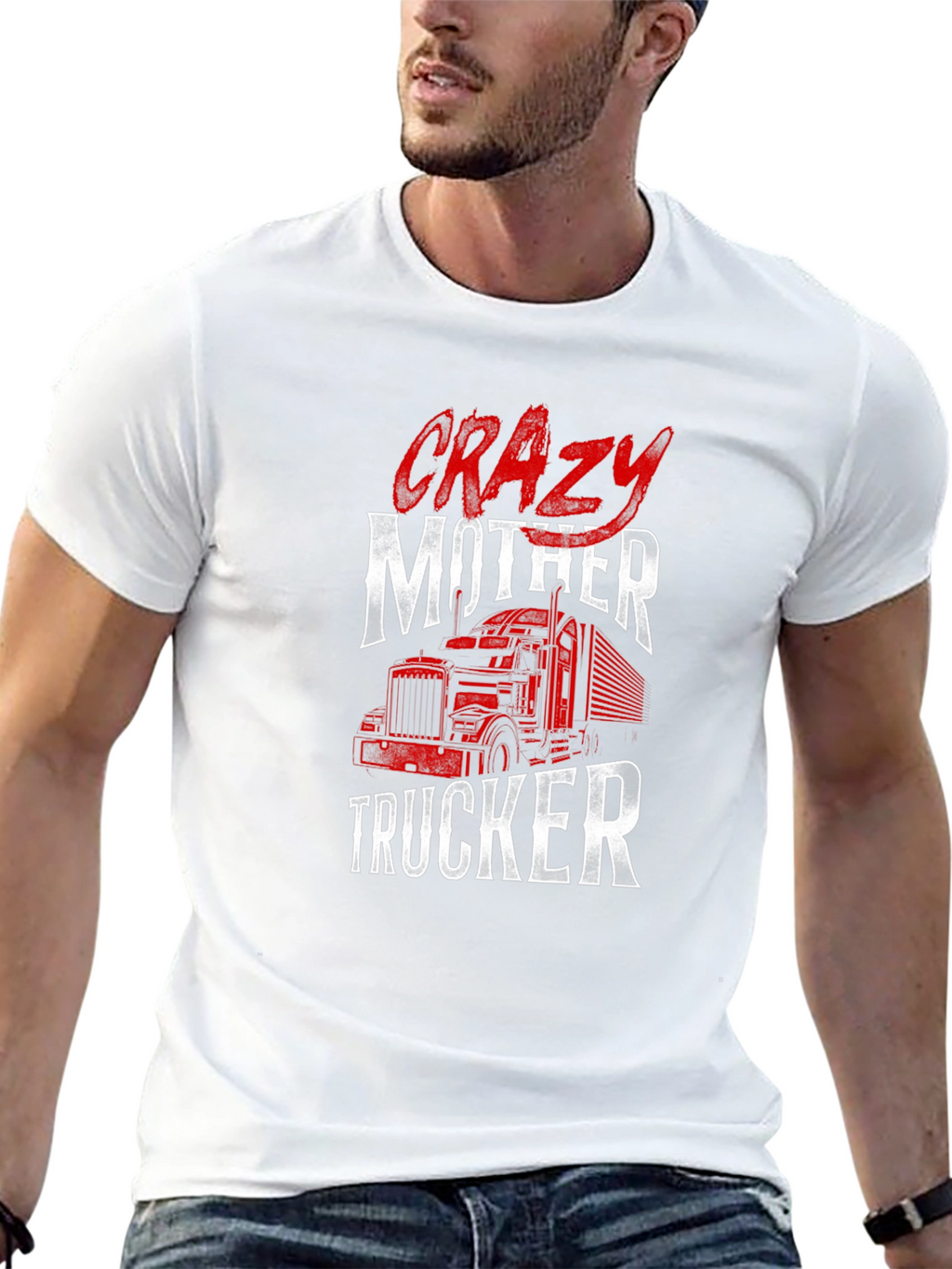 Crazy Mother Trucker Graphic Tee