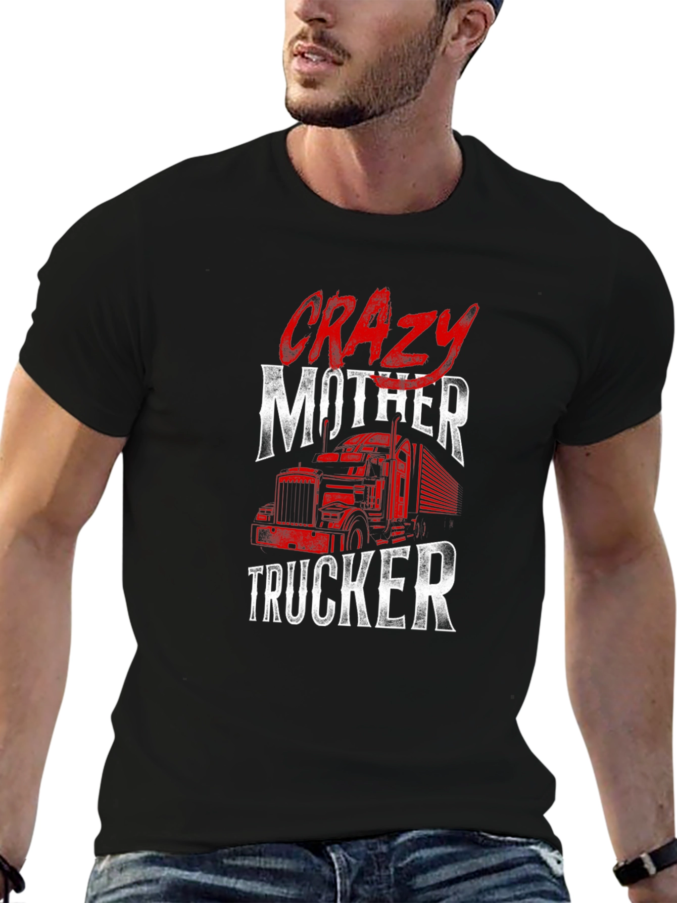 Crazy Mother Trucker Graphic Tee
