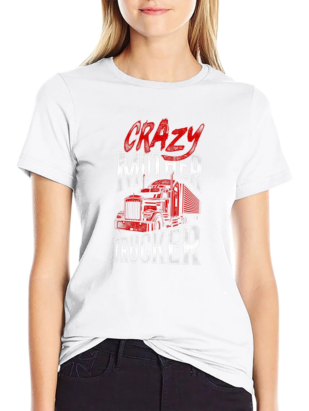 Crazy Mother Trucker Graphic Tee