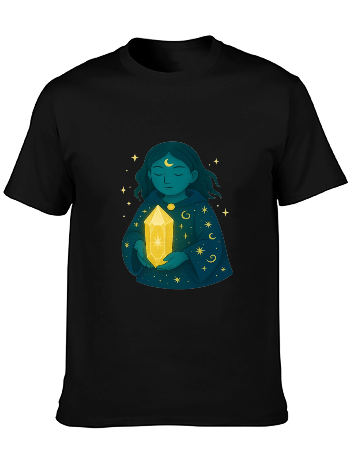 Mystic Woman Crystal Black T-Shirt