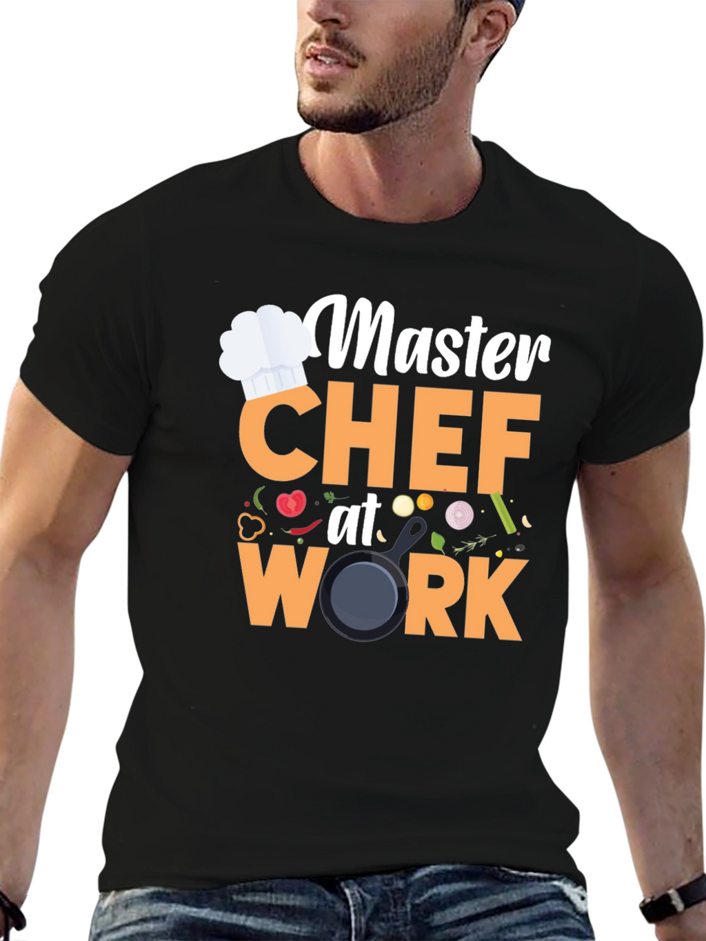 Master Chef at Work Graphic T-Shirt