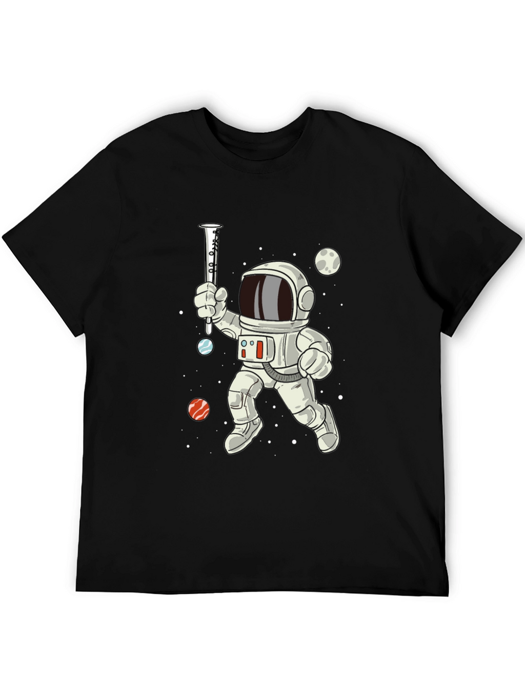 Astronaut Clarinet Space T-Shirt - Cool Music Tee
