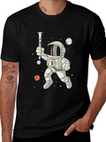 Astronaut Clarinet Space T-Shirt - Cool Music Tee