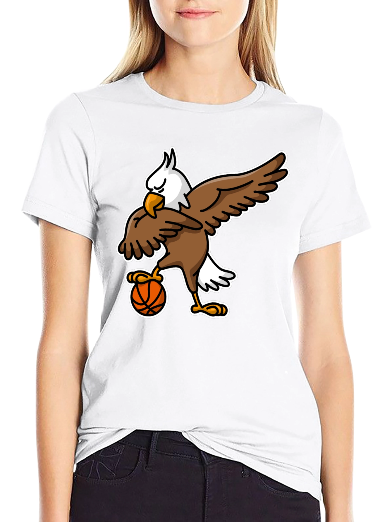 Eagle Basketball Graphic T-Shirt