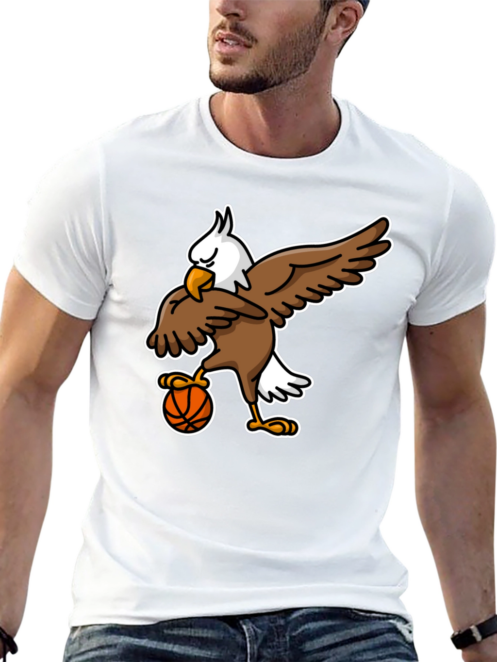 Eagle Basketball Graphic T-Shirt