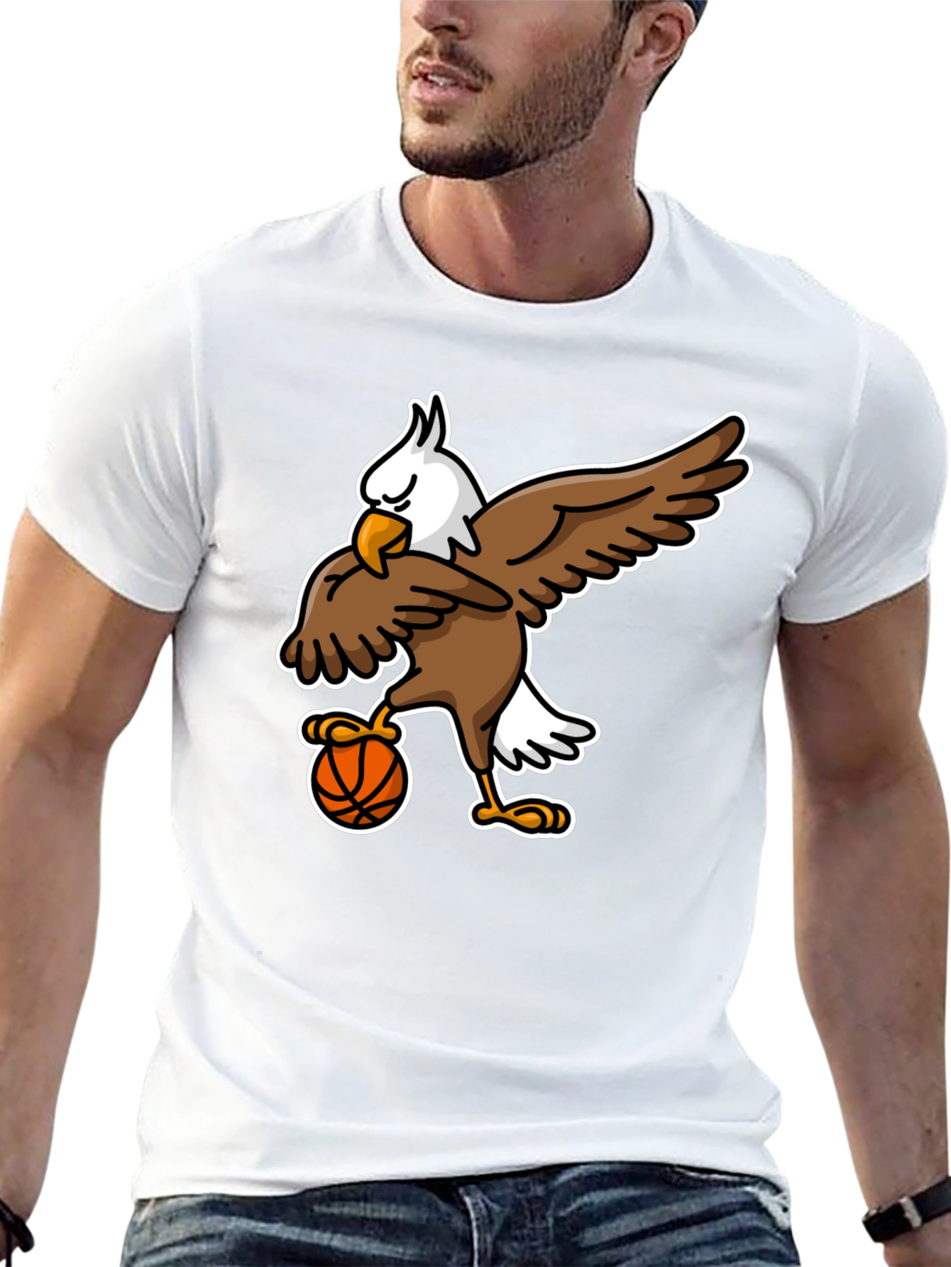 Eagle Basketball Graphic T-Shirt