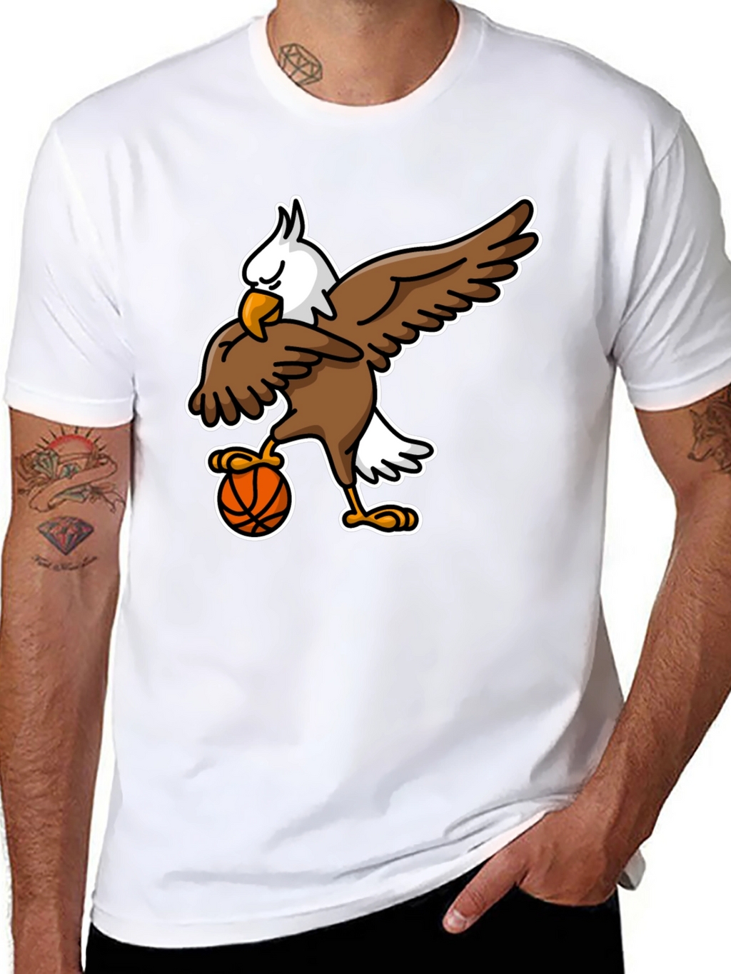 Eagle Basketball Graphic T-Shirt