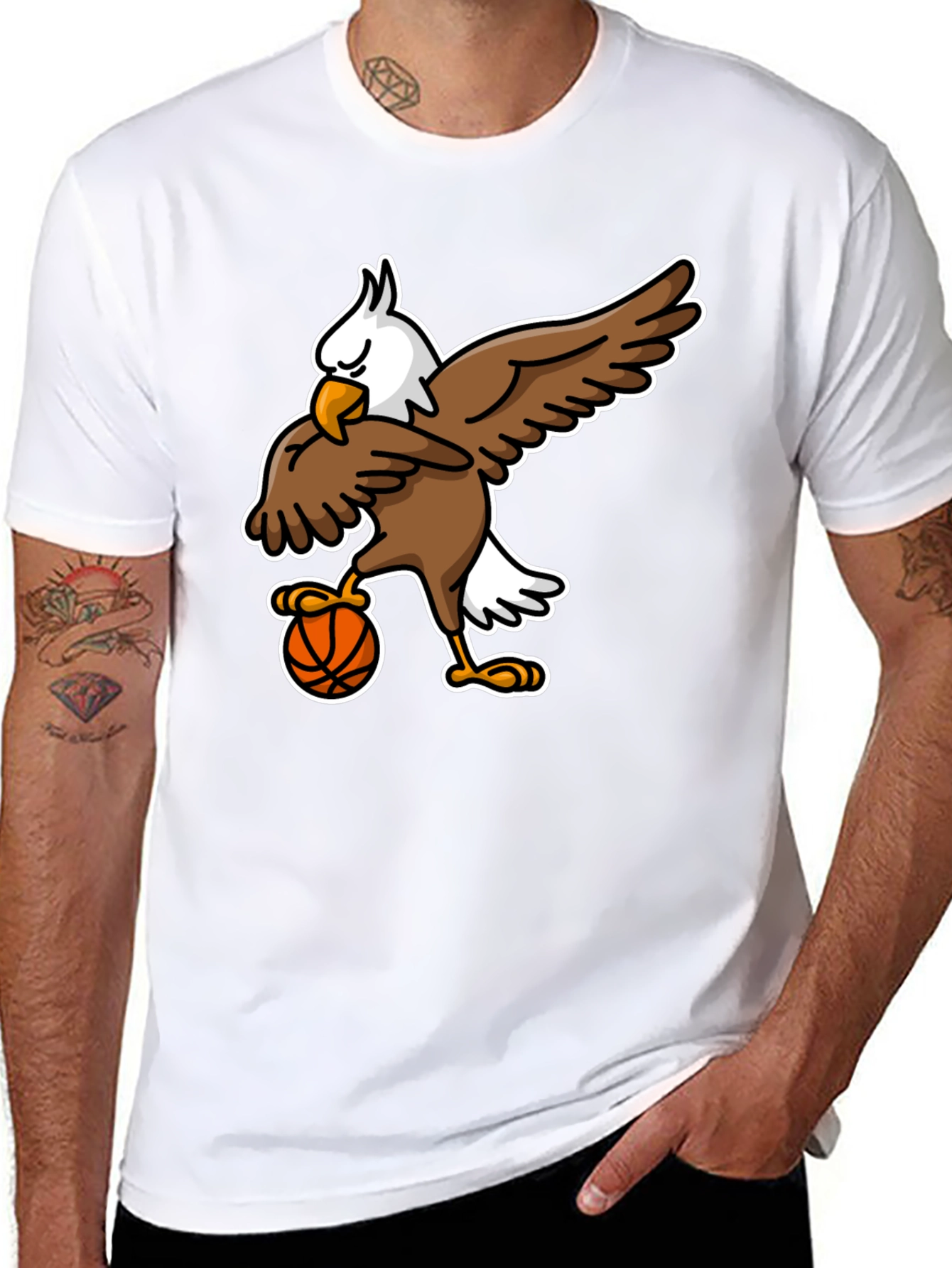 Eagle Basketball Graphic T-Shirt