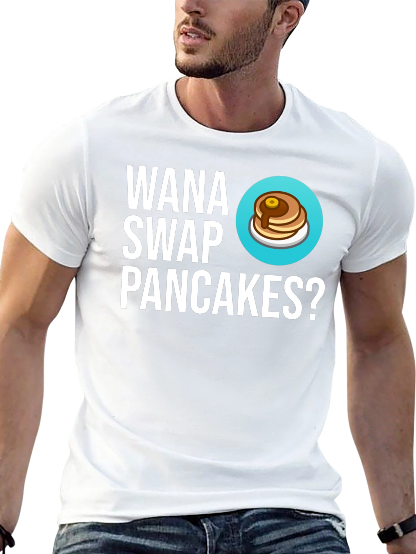 Wanna Swap Pancakes? Graphic Tee - Unique Gift!