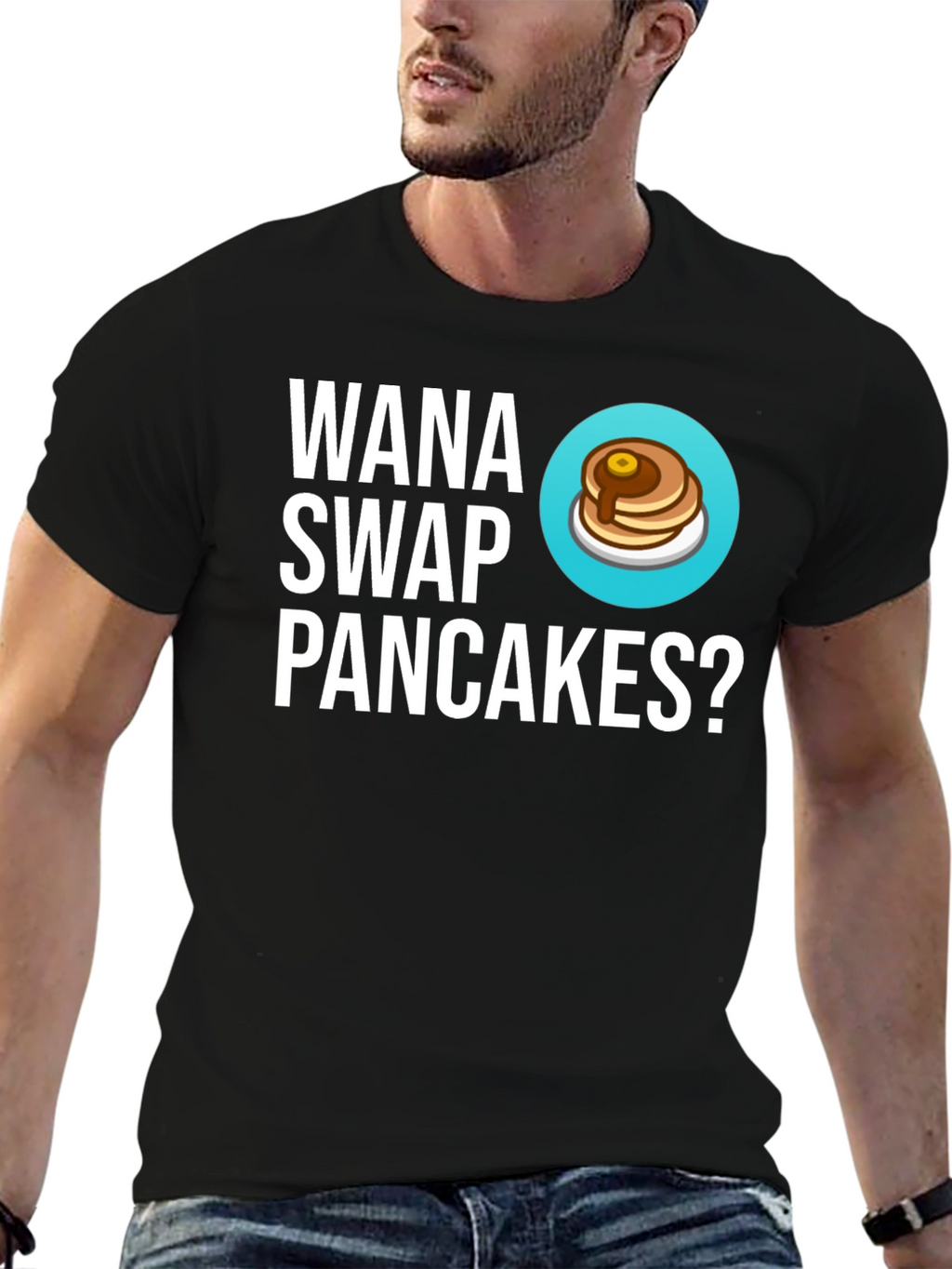 Wanna Swap Pancakes? Graphic Tee - Unique Gift!