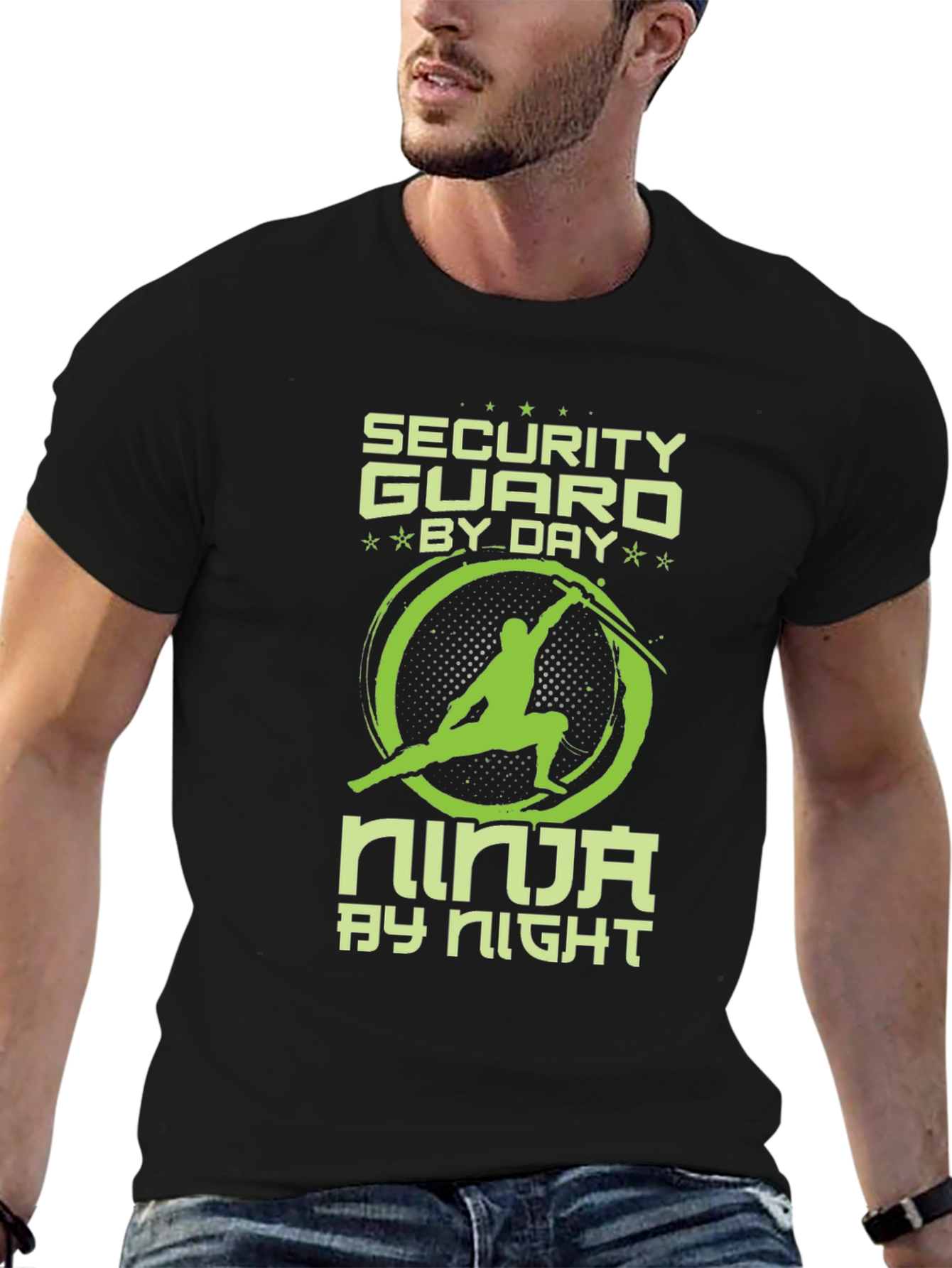 Security Guard by Day Ninja by Night T-Shirt