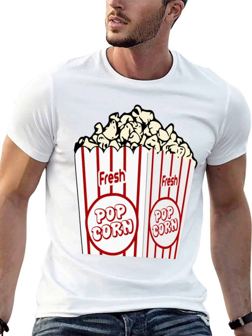 Fresh Popcorn Graphic T-Shirt