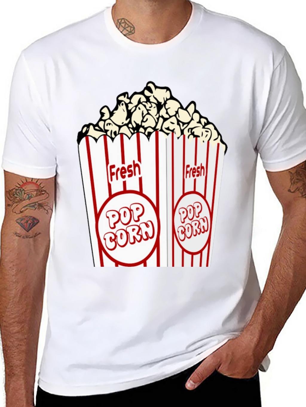 Fresh Popcorn Graphic T-Shirt