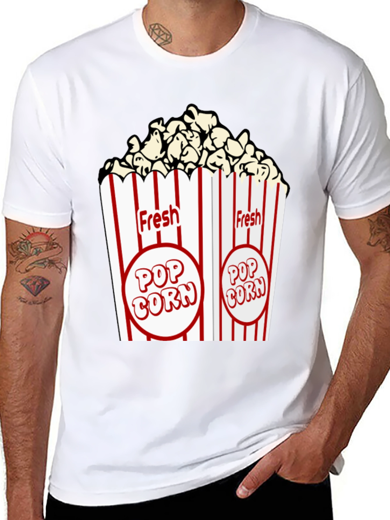 Fresh Popcorn Graphic T-Shirt