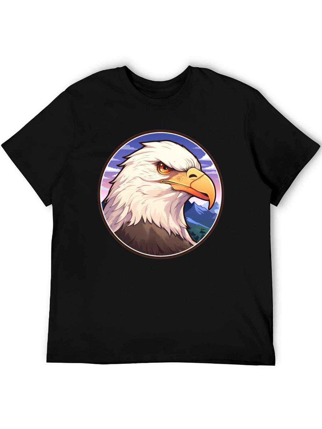 Bald Eagle Graphic T-Shirt - Patriotic Style