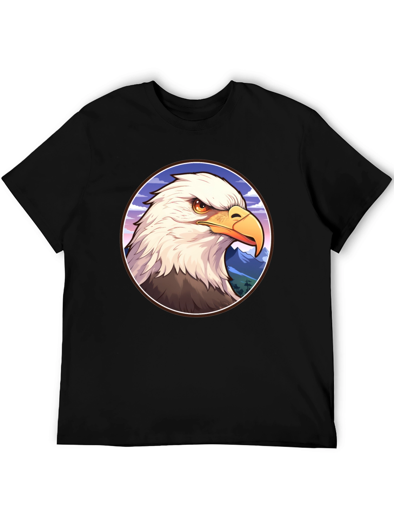 Bald Eagle Graphic T-Shirt - Patriotic Style