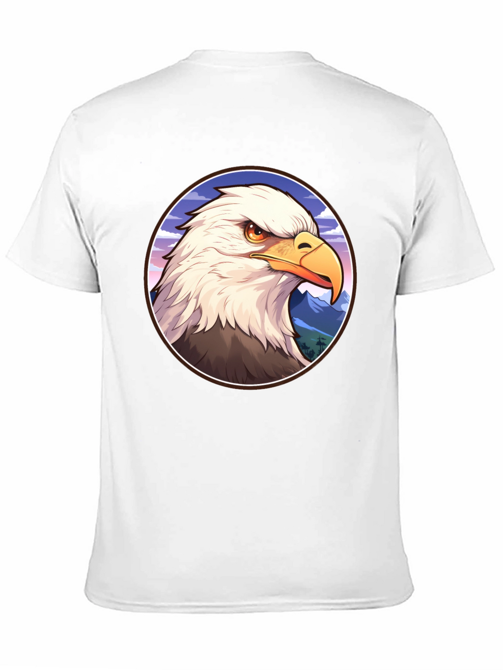 Bald Eagle Graphic T-Shirt - Patriotic Style