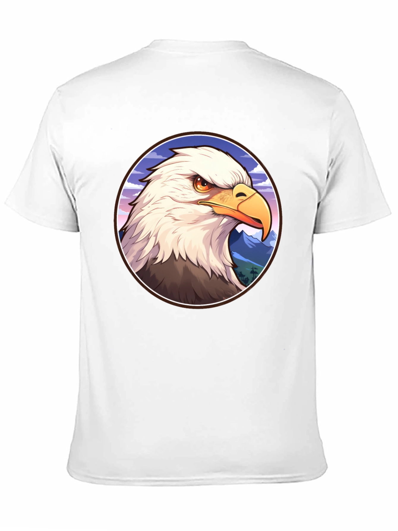 Bald Eagle Graphic T-Shirt - Patriotic Style