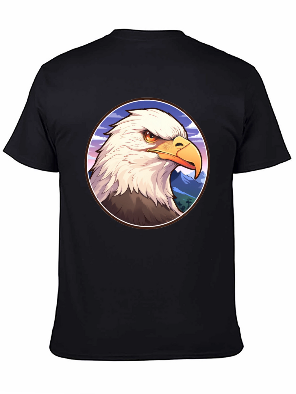 Bald Eagle Graphic T-Shirt - Patriotic Style