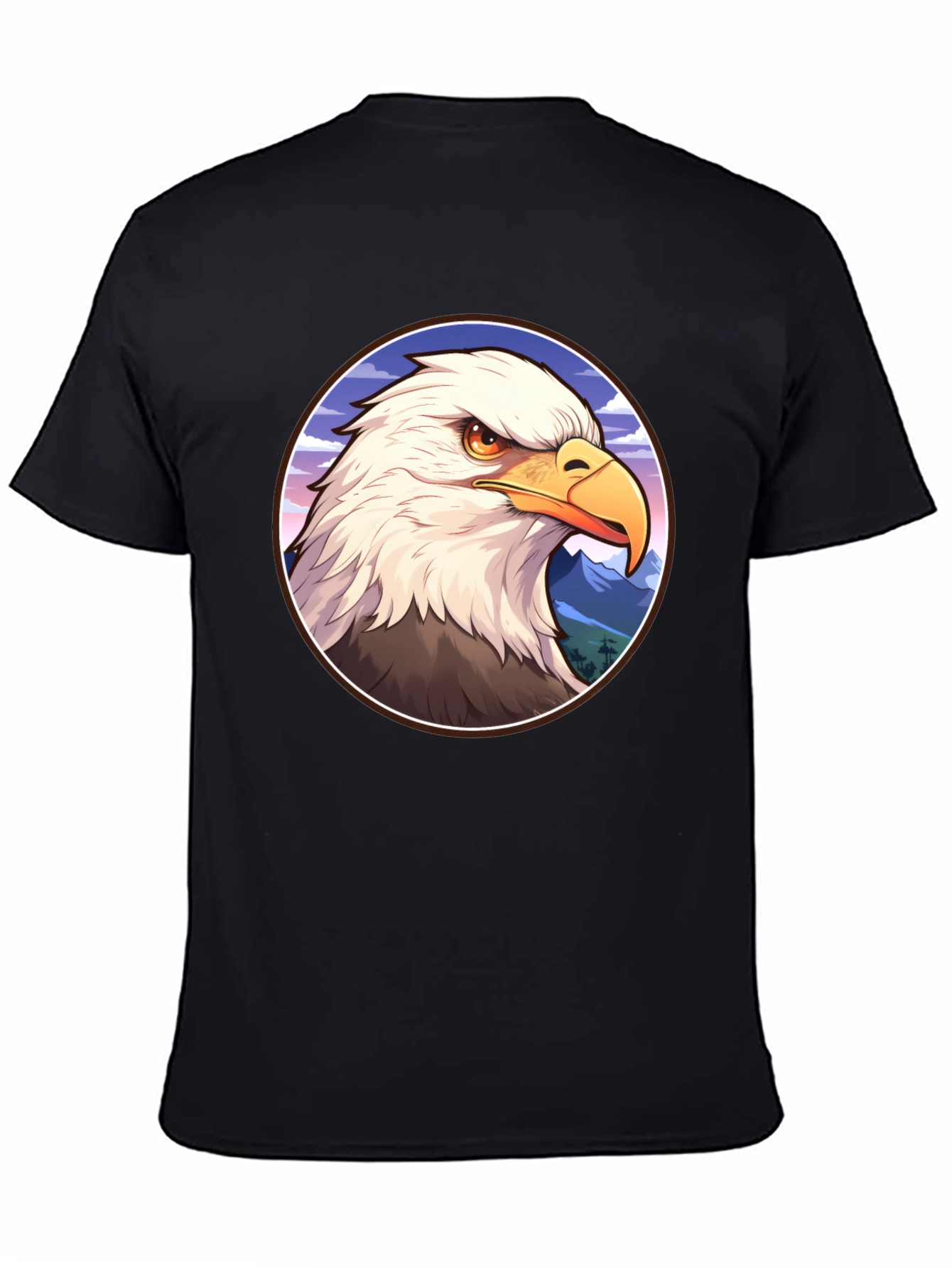Bald Eagle Graphic T-Shirt - Patriotic Style