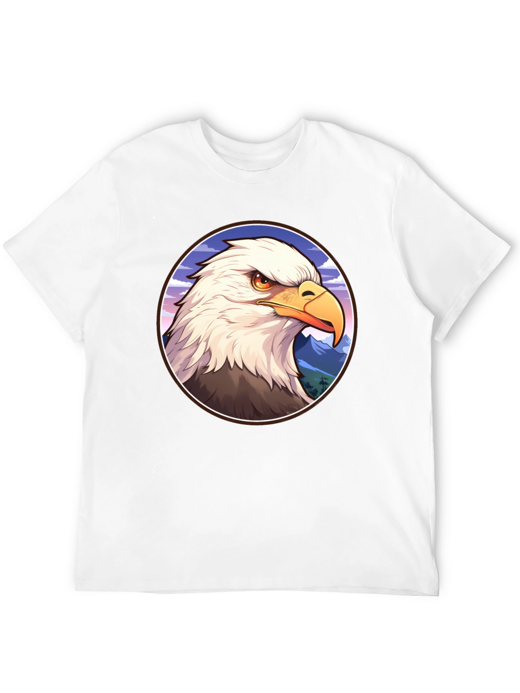 Bald Eagle Graphic T-Shirt - Patriotic Style