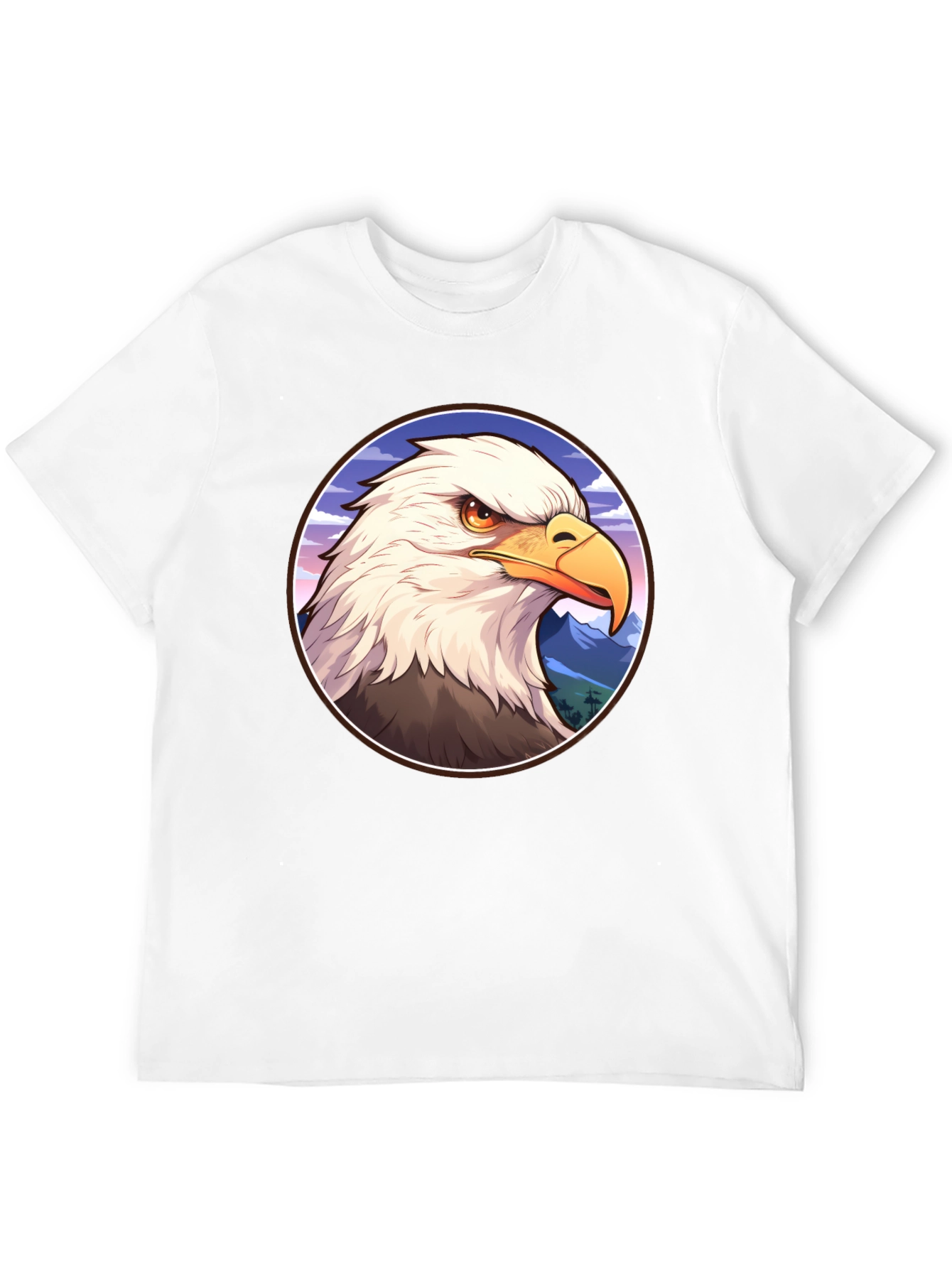Bald Eagle Graphic T-Shirt - Patriotic Style