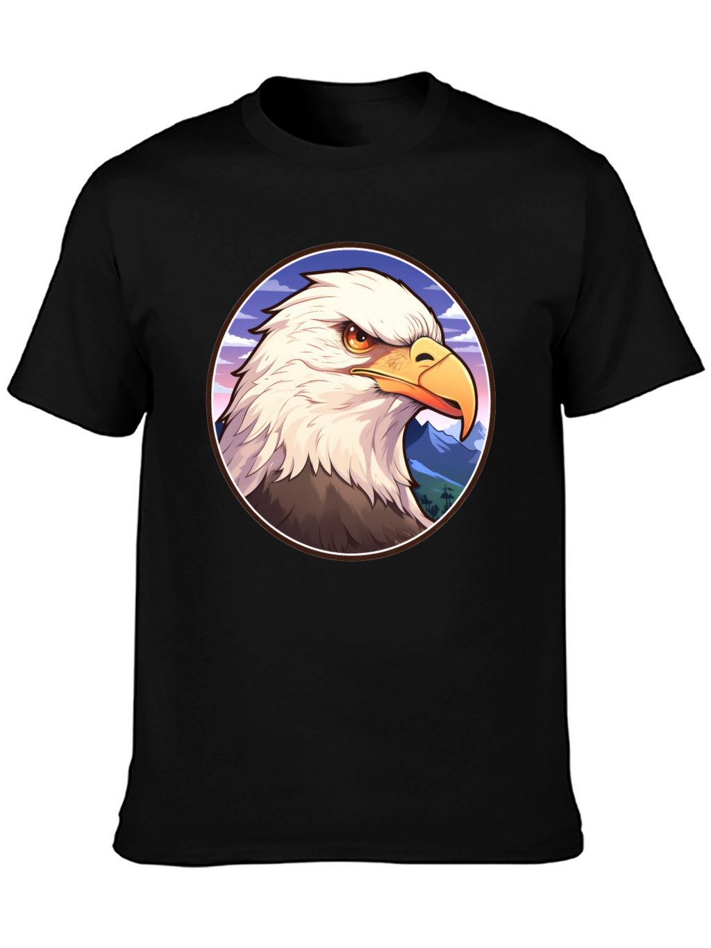 Bald Eagle Graphic T-Shirt - Patriotic Style