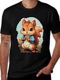 Cute Squirrel Graphic Tee - Unisex Soft Style Shirt