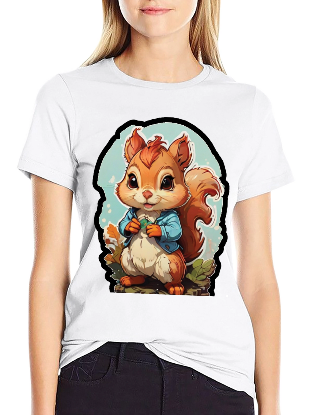 Cute Squirrel Graphic Tee - Unisex Soft Style Shirt