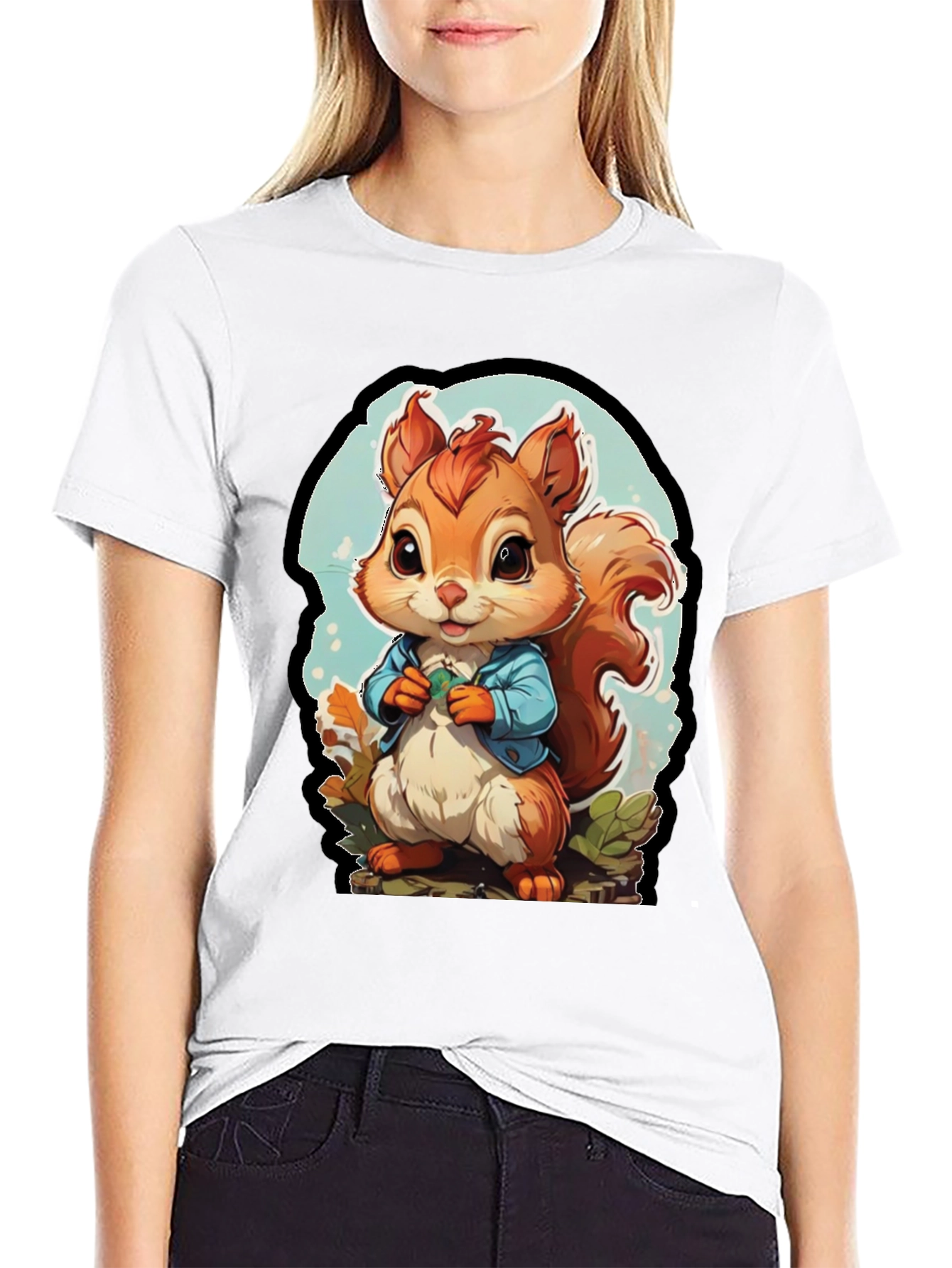Cute Squirrel Graphic Tee - Unisex Soft Style Shirt